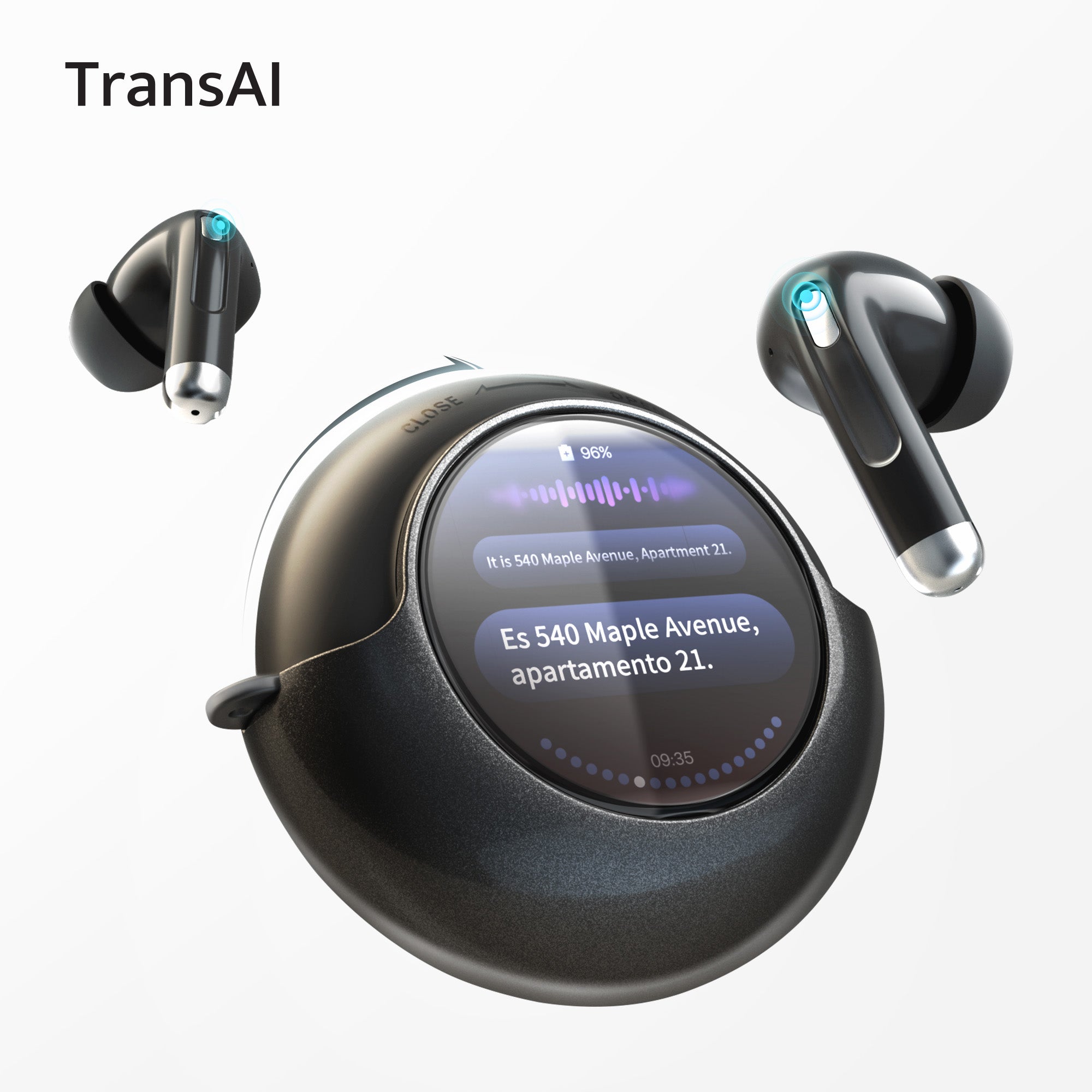 Dispositif de traduction linguistique Ai pour 138 langues communication en temps