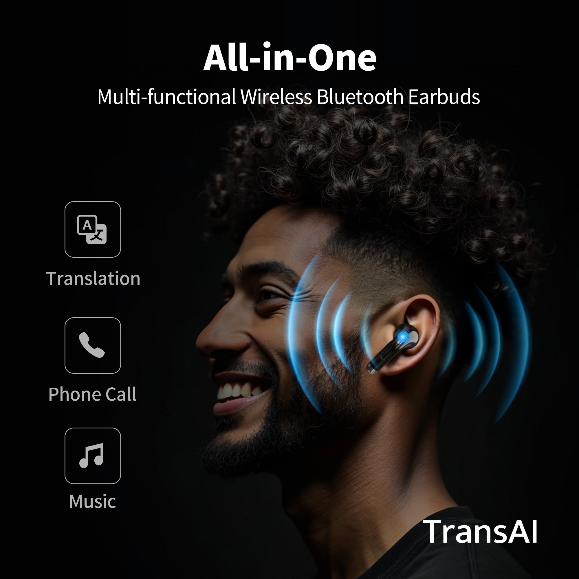 Auriculares con traductor de llamadas telefónicas, compatibles con WhatsApp, etc. Auriculares con traducción en tiempo real