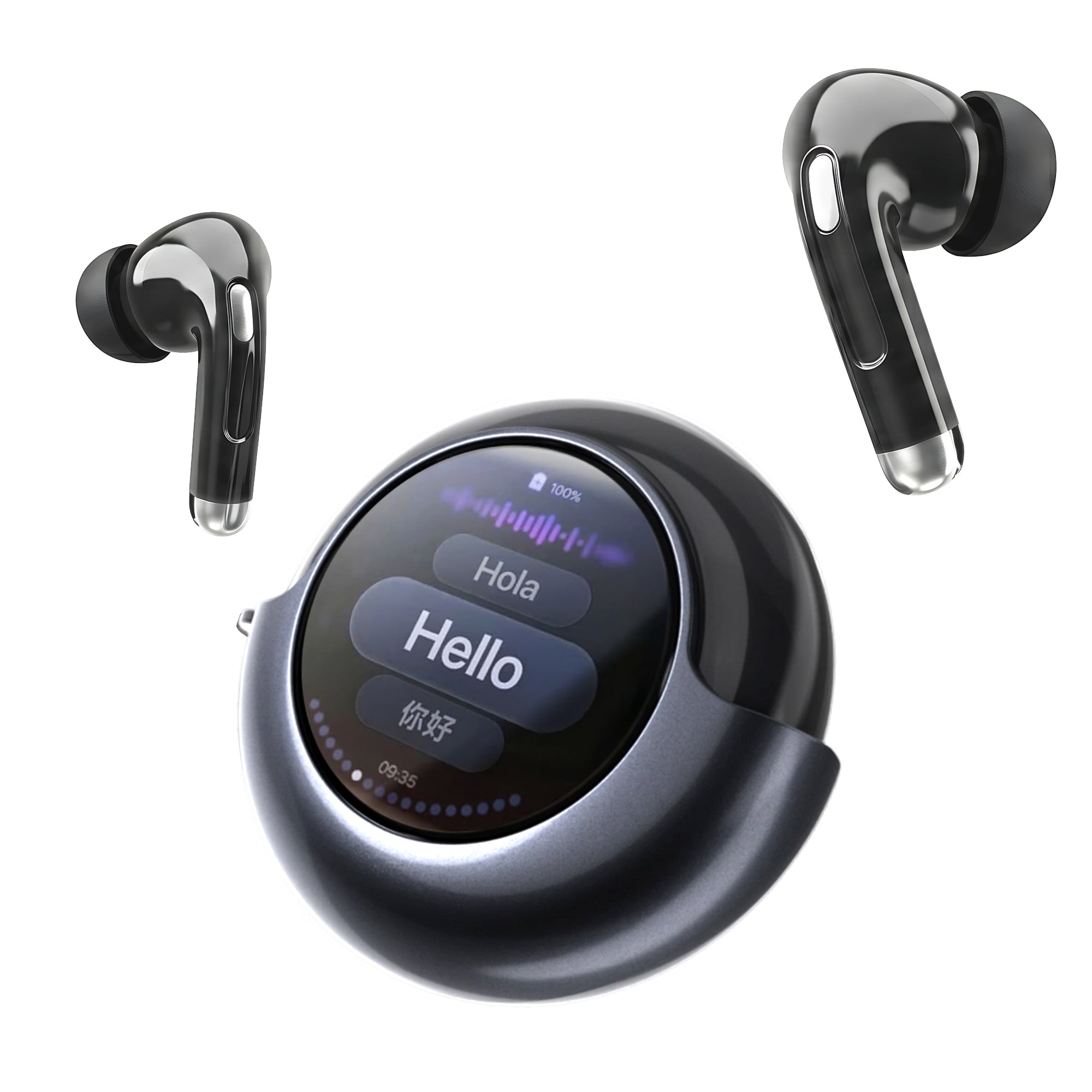 TransAI Genie G1 Real-Time Translator Earbuds for Phone Calls & Video Calls