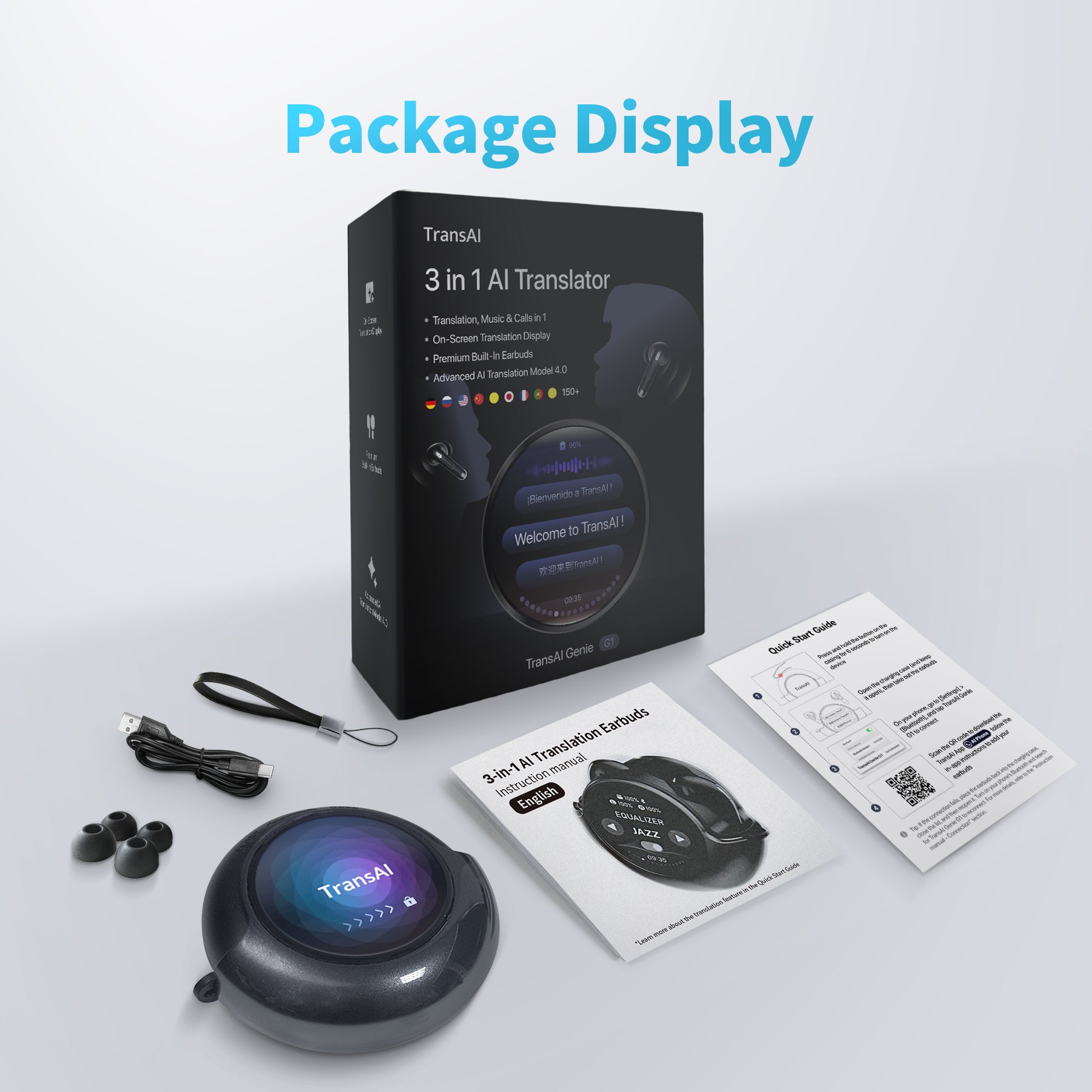 Auriculares con traductor de llamadas telefónicas, compatibles con WhatsApp, etc. Auriculares con traducción en tiempo real