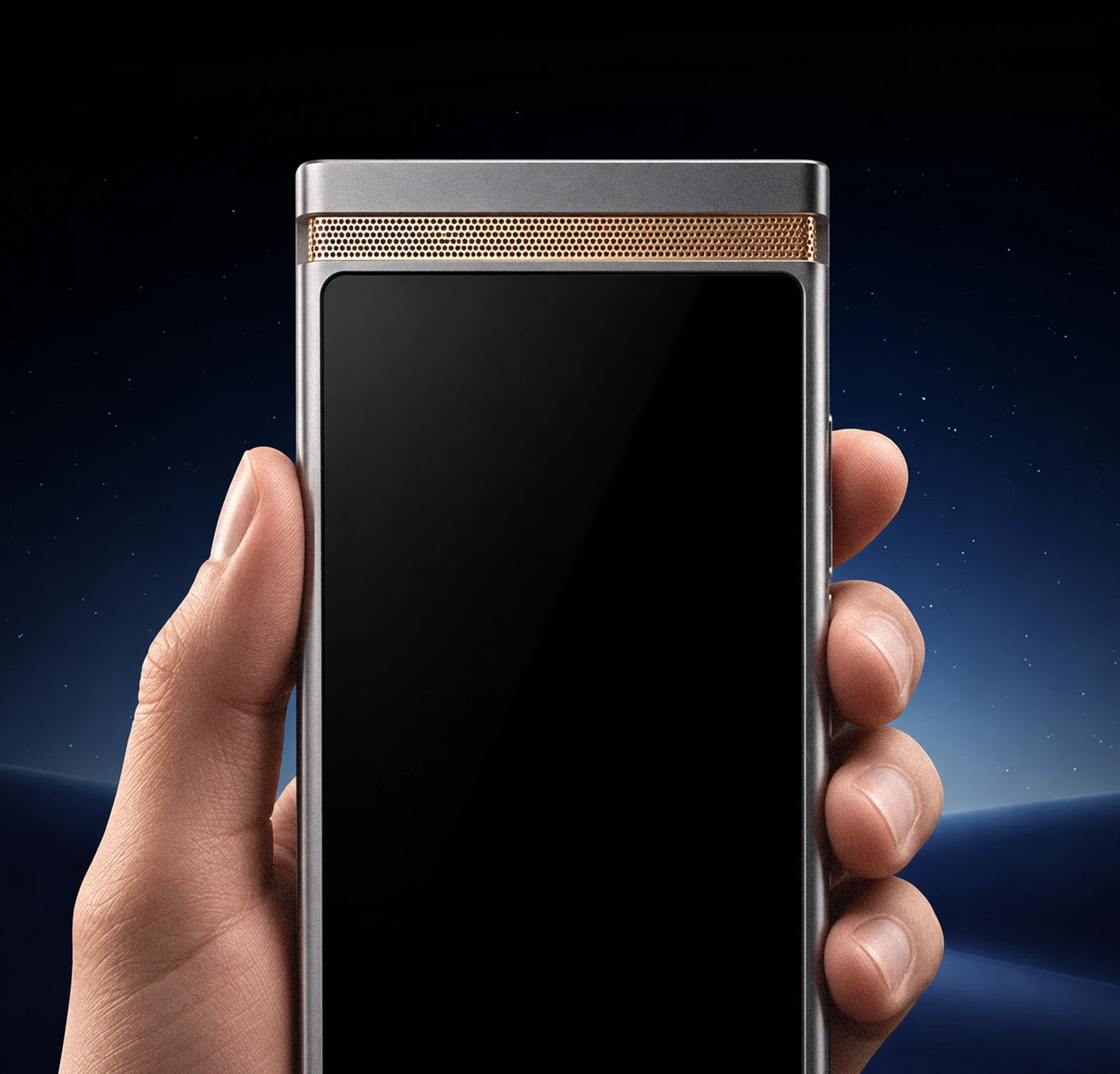 TransAI handheld note-taking device with screen off