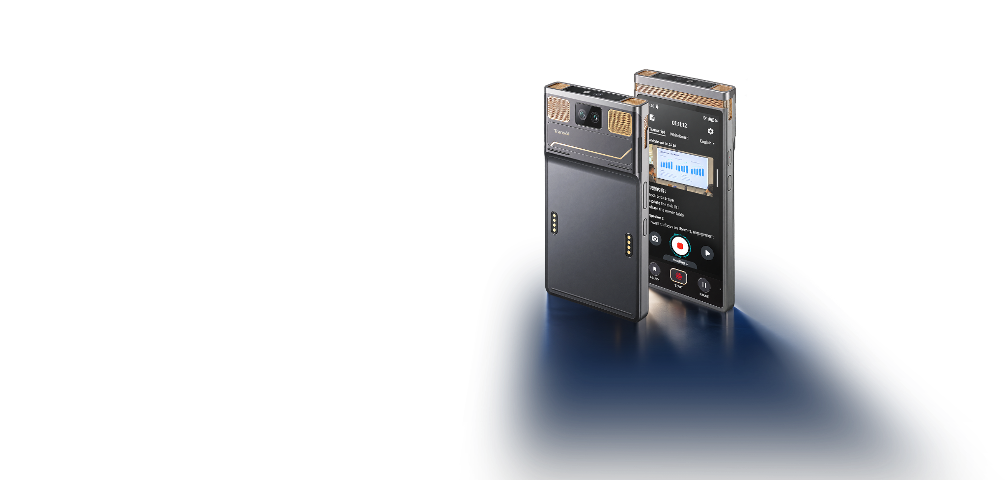 TransAI Note dual-device product view